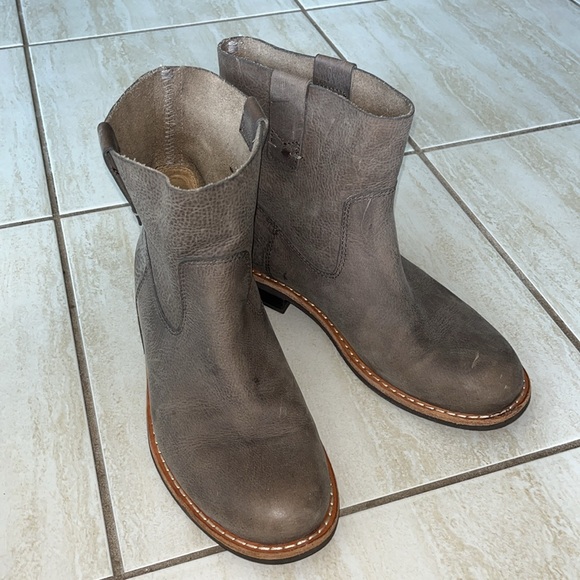 Roots Tribe Brown/Grey Boots Size 7 - Picture 2 of 9